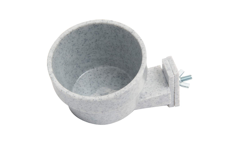 Lixit Quick Lock Removable Dog Kennel Bowls for Wire and Soft Sided Crates (10oz Wire Crate, Granite) 10oz Wire Crate - BeesActive Australia