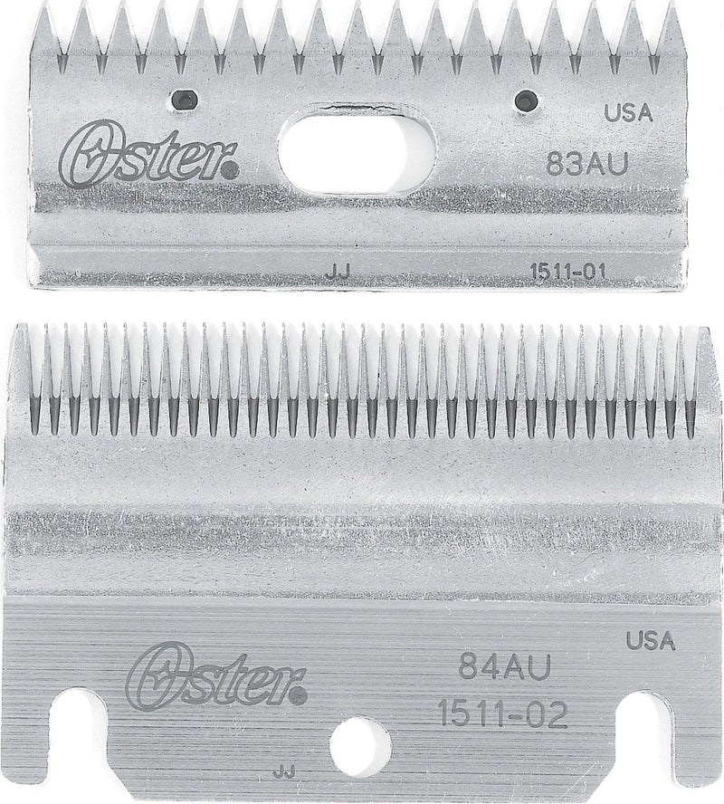 Oster Clipmaster Top and Bottom Clipper Blade Set, 83AU and 84AU (078511-126-001) - BeesActive Australia