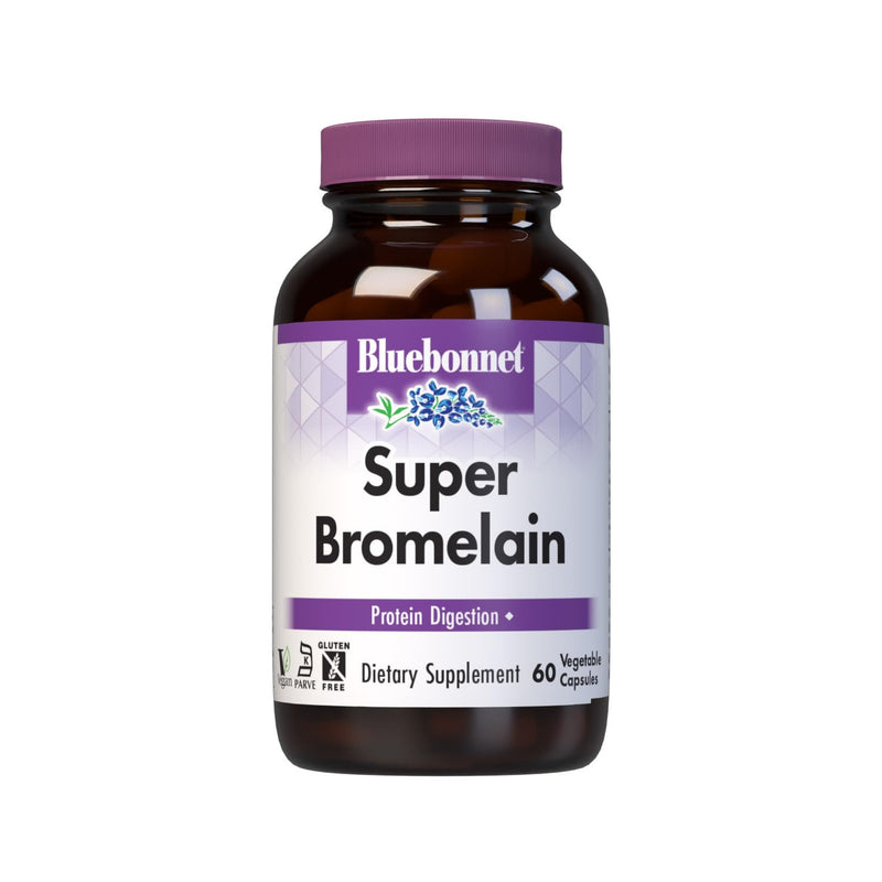 BlueBonnet Super Bromelain Vegetarian Capsules, 500 mg, 60 Count - BeesActive Australia