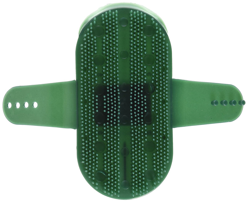 244078 111484 Plastic Curry Comb with Strap, Green, 7" - BeesActive Australia