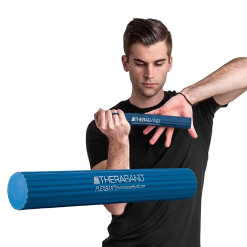 THERABAND FlexBar, Flex Bar, Physical Therapy, Tennis Elbow, Blue