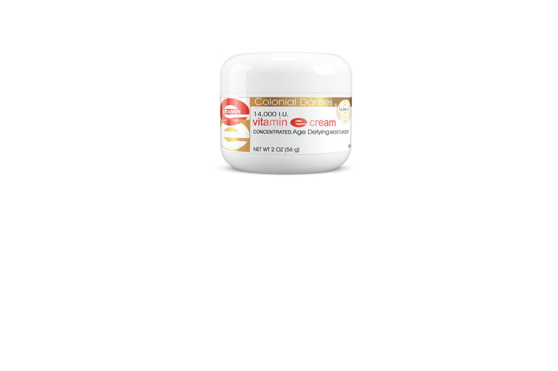 Colonial Dames Concentrated Vitamin E Moisturizing Cream 14,000 I.U. for Hydrating & Moisturizing Chapped Dry Skin & Fine Lines.