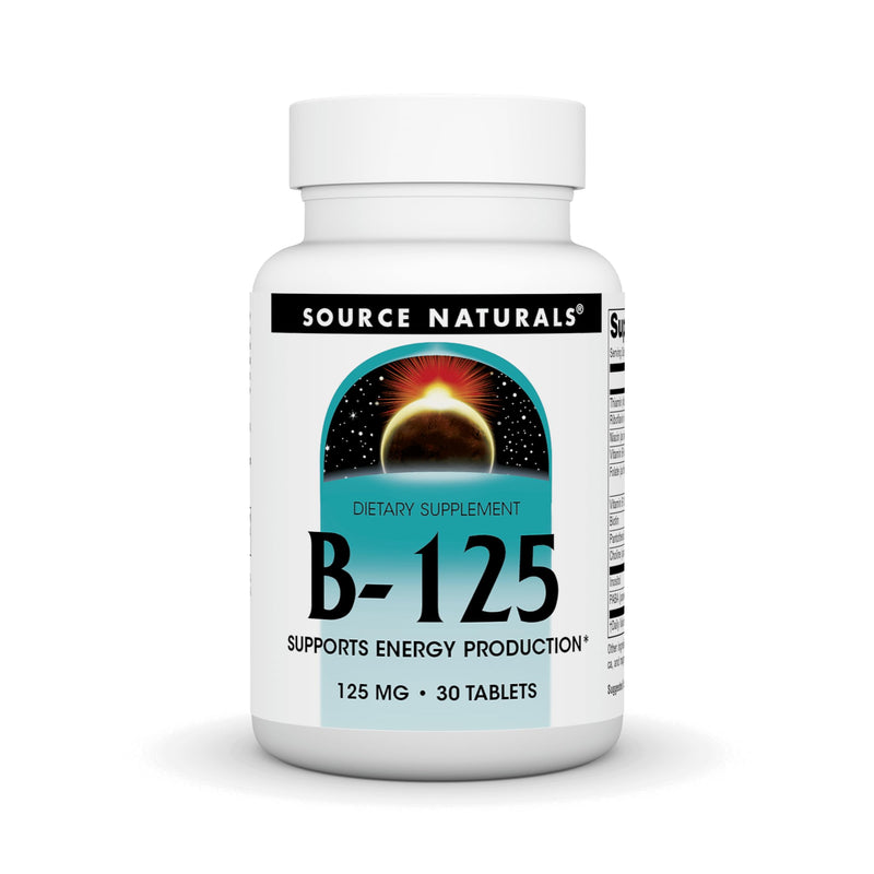 Source Naturals B-125, 30 Tablets | Energy Production Support*