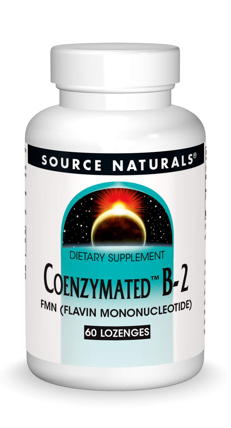 Source Naturals Coenzymated B-2 Lozenges 25mg, 60 Count 1 60 Count (Pack of 1)