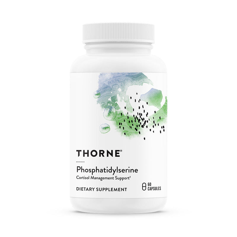 THORNE Phosphatidylserine, 100 mg per Capsule, 60 Capsules | Supports Healthy Brain Function, Memory & Focus, Helps Regulate Cortisol During Stress*, Gluten-Free, NSF Contents Certified
