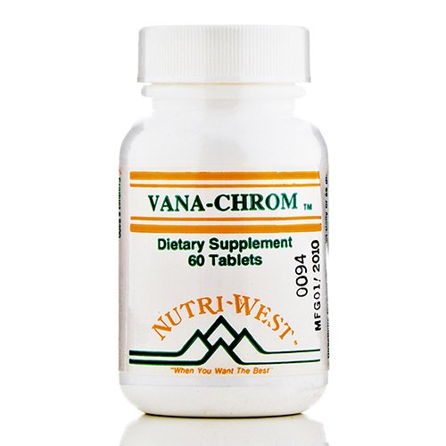 Vana-Chrom - 60 Tablets by Nutri West - BeesActive Australia