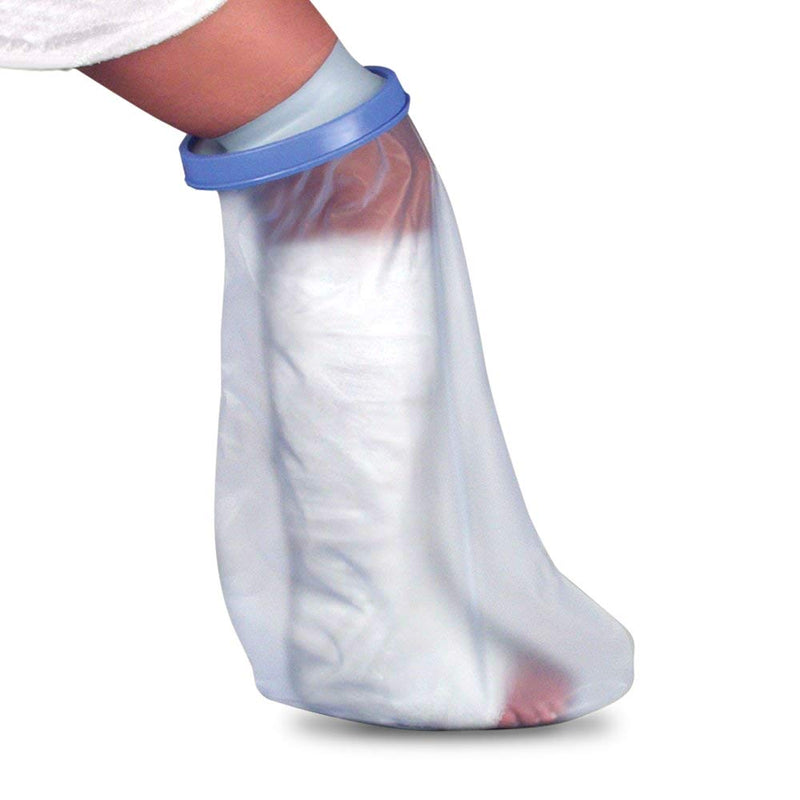 DMI Waterproof Cast Cover Wound Barrier and Bandage Protector Reusable with a Watertight Seal for Showers Baths & Pools Fits Adult Small Leg up to 23 Inches in Length, Short Leg 1 Count (Pack of 1) - BeesActive Australia