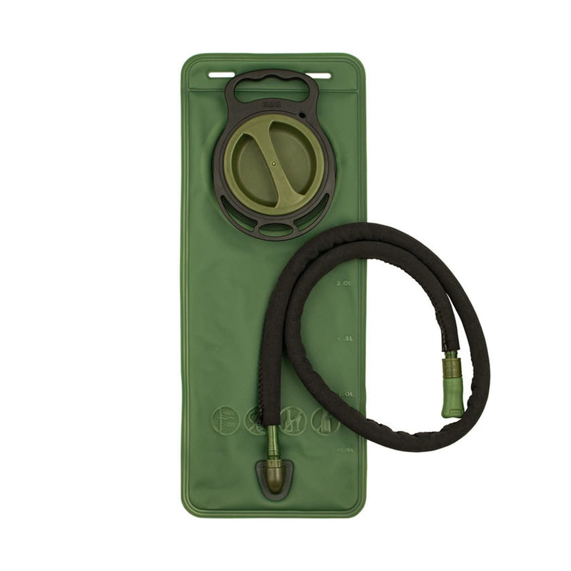 FOX OUTDOOR PRODUCTS Deluxe Hydration Bladder for Hiking, Camping, Running | Water Reservoir w/ Insulated Drinking Tube with Neoprene Sleeves, Large Wide Opening - Available in 2.5 L or 3L