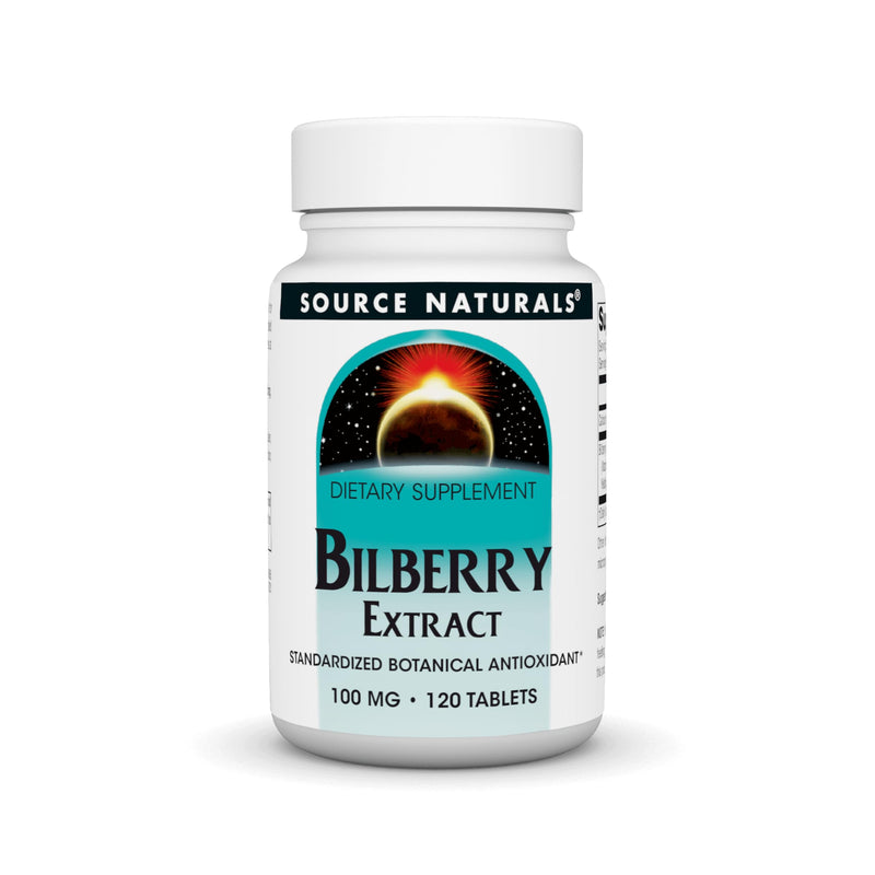 Source Naturals Bilberry Extract, 100 mg - 120 Tablets | Standardized Botanical Antioxidant