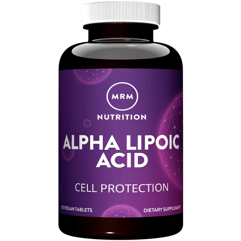 MRM Nutrition Alpha-Lipoic Acid - 300 mg Tablets - 60 Servings | Antioxidant Support, Cell Protection & Regenerated Vitamin C + E, Supports Healthy Liver Function, For Women & Men Unflavored 60 Count (Pack of 1)