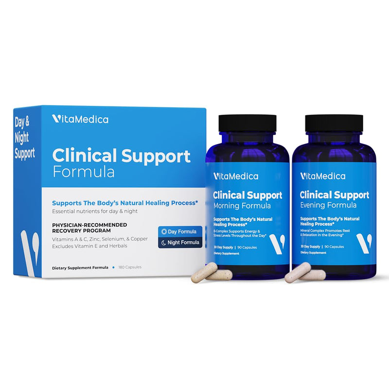 VitaMedica Clinical Support Formula - Surgery Recovery Vitamins | Supports Wound Healing & Bruising, Pre & Post-Op Surgery Essential, Injury Recovery Multivitamin Supplement