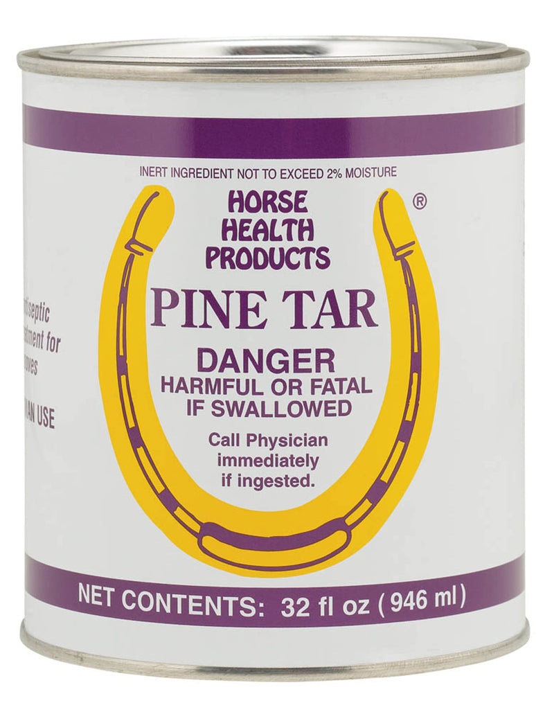 Flagline Horse Health Pine Tar, Natural Topical Antiseptic for Use on Horse Hooves, Helps Retain Moisture, Helps Keep Hooves from Cracking and Splitting, 32 Fluid Ounces - BeesActive Australia