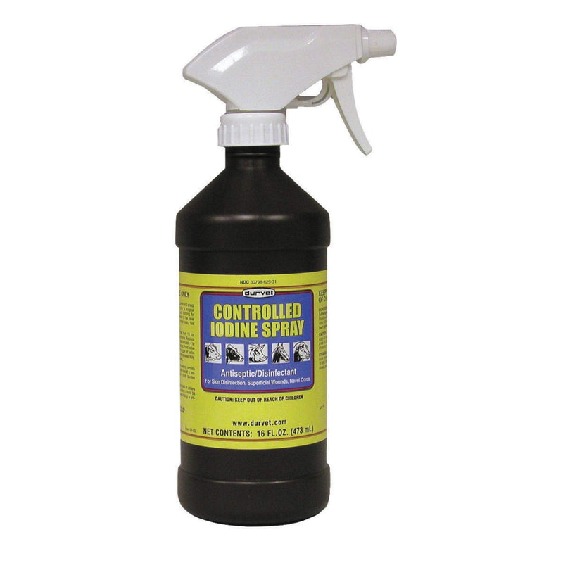 Durvet 066548 1 Pint Controlled Iodine Spray - PawsPlanet Australia