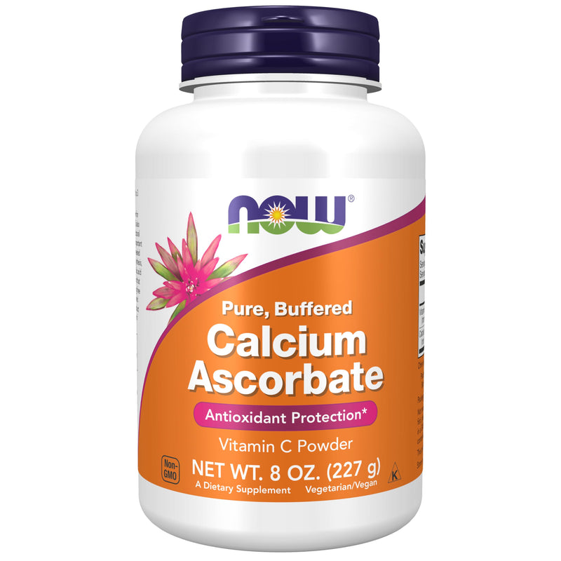 NOW Foods Supplements, Calcium Ascorbate Powder, Buffered, Antioxidant Protection*, 8-Ounce 8 Ounce (Pack of 1)