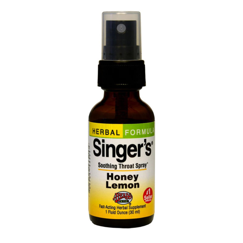 Herbs Etc. Singer's Saving Grace Honey Lemon ‚Äì Herbal Remedy for Throat Comfort ‚Äì Soothing, Hydrating Support with Licorice ‚Äì Alcohol-Based ‚Äì 1 fl oz (75 Servings) - BeesActive Australia