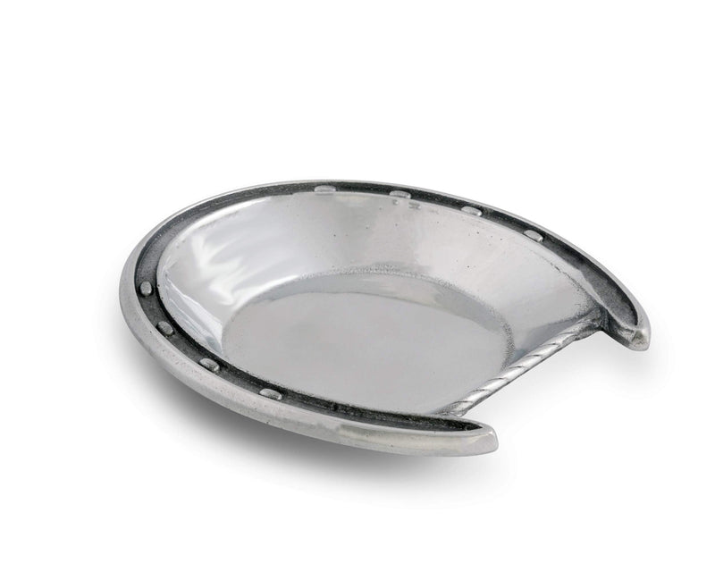 Arthur Court Designs Aluminum Lucky Horseshoe Nut Candy Bowl 5.25 inch Long - BeesActive Australia