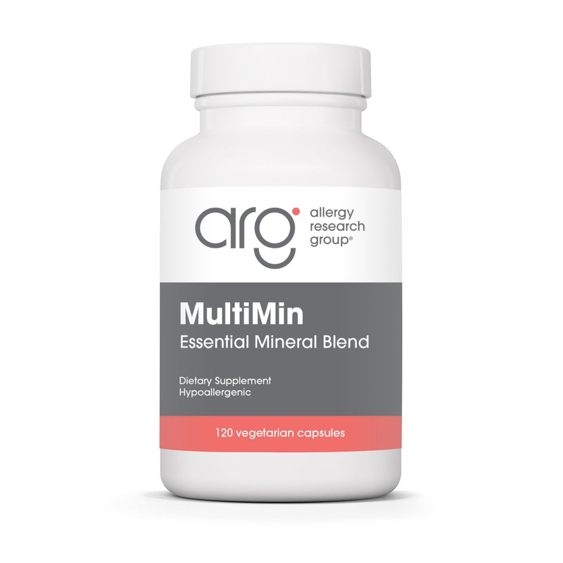 Allergy Research Group ARG MultiMin Multi Mineral Supplement, 120 Capsules | Comprehensive Multi Mineral Blend for Daily Nutrient Support, Hypoallergenic and Vegetarian, 120 Servings