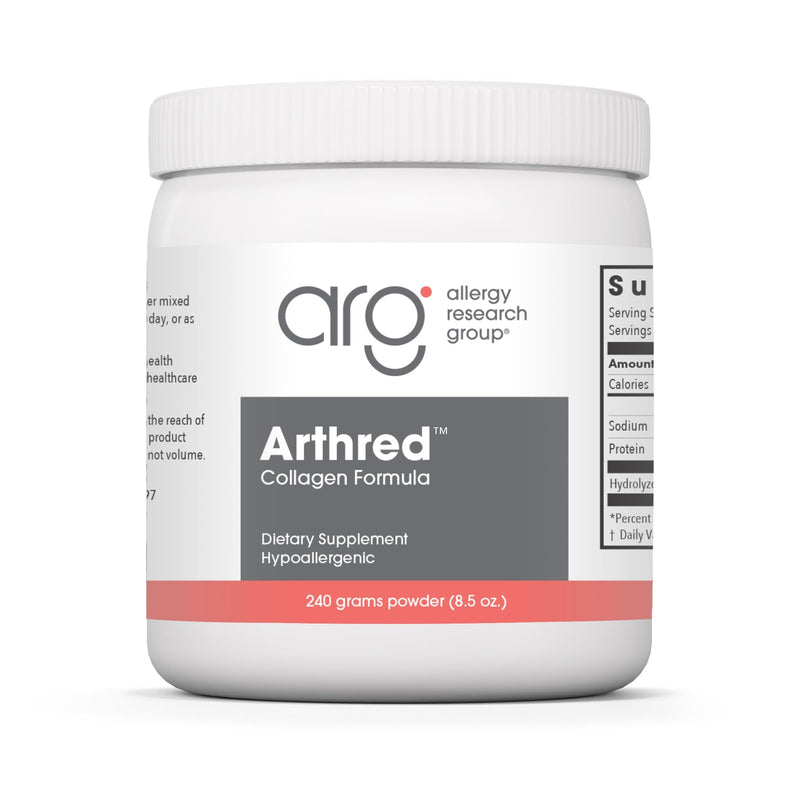 ARG Arthred Collagen Powder, Connective Tissue, 8.5 oz | 10.5 g Hydrolyzed Bovine Collagen Unflavored High-Absorption Powder for Connective Tissue Support, 22 Servings