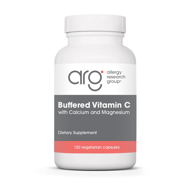 ARG Buffered Vitamin C 1000 mg, Immune Support, 120 Count | 1000 mg Buffered Vitamin C in Hypoallergenic Vegetarian Capsules for Immune Support, 60 Servings