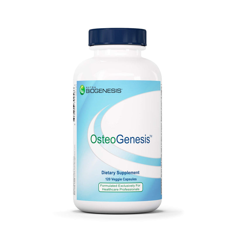 Nutra Biogenesis Osteogenesis, 120 Veggie Capsules | Bone Health Support for Women & Men with Vitamin D3, K2, Calcium, Zinc, Magnesium & Boron