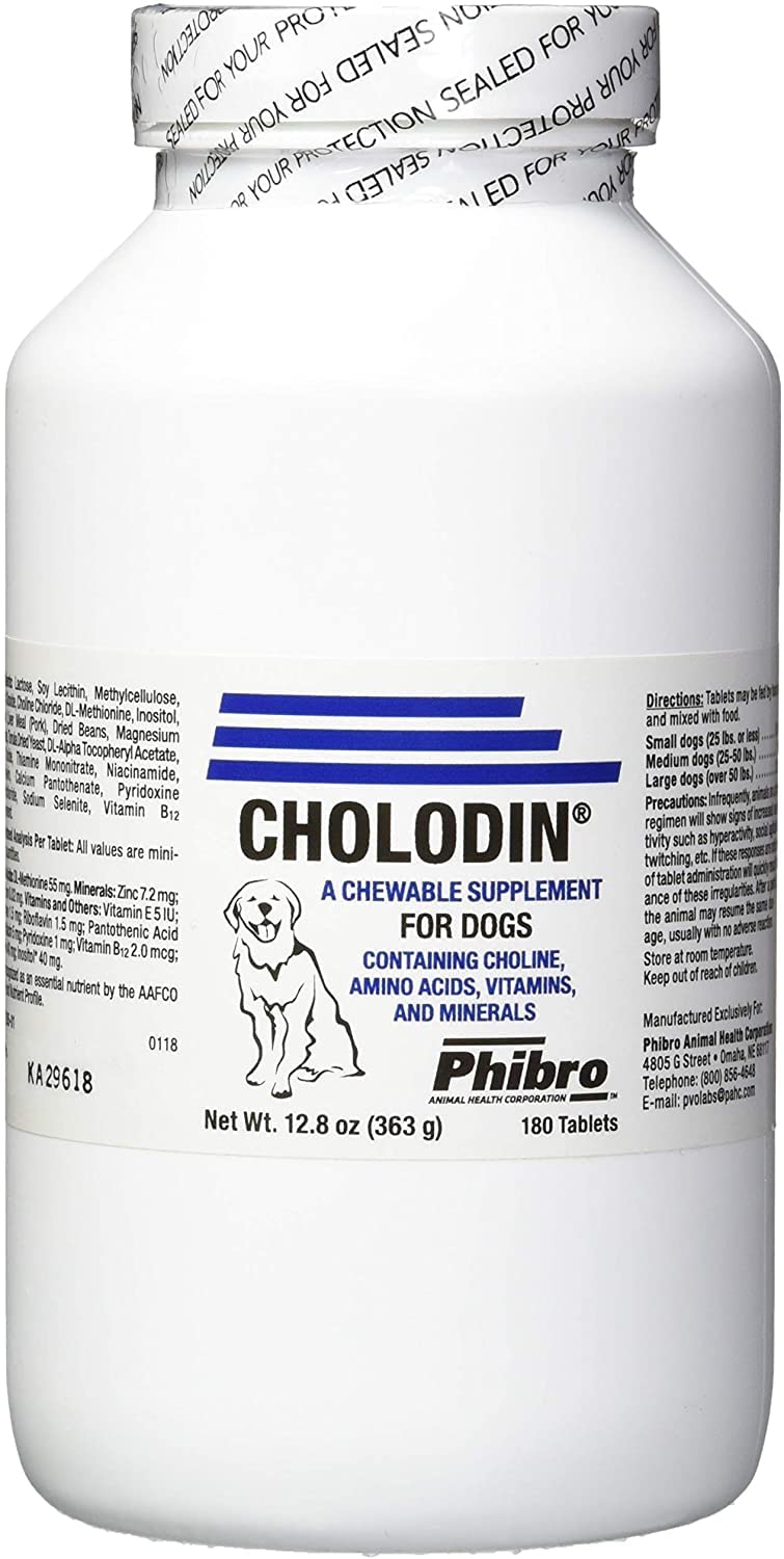 EnerCal Cholodin Canine 180 Chewable Tablets - PawsPlanet Australia