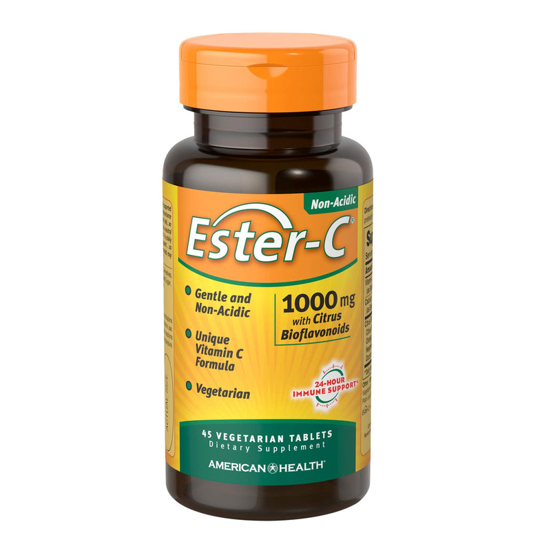 American Health Ester-C with Citrus Bioflavonoids, Tablet, 45 Count 45 Count (Pack of 1)