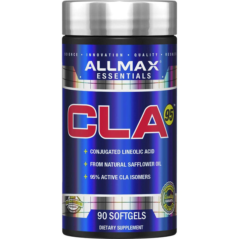 ALLMAX Essentials CLA95 - 90 Softgels - Conjugated Linoleic Acid - 95% Active CLA Isomers Per Capsule - 90 Servings 90 Count (Pack of 1) - BeesActive Australia