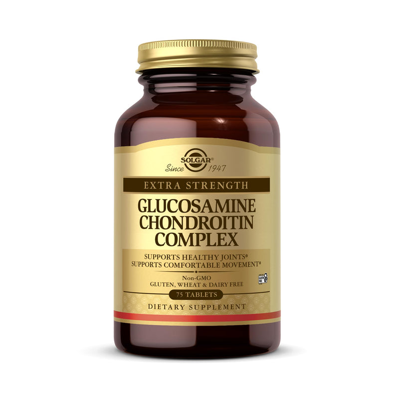 Solgar – Extra Strength Glucosamine Chondroitin Complex, 75 Tablets 75 Count (Pack of 1)