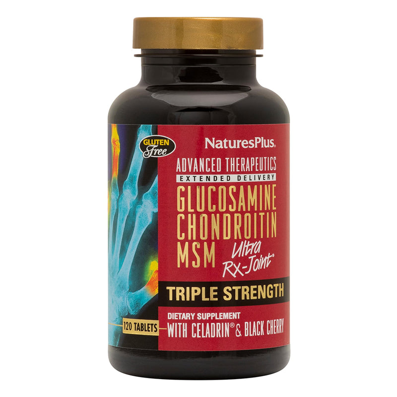 NaturesPlus Ultra Rx-Joint Triple Strength - 120 Tablets - Supports Healthy Joint Function - with Glucosamine, Chondroitin & MSM - Gluten Free - 30 Servings 120 Count (Pack of 1)