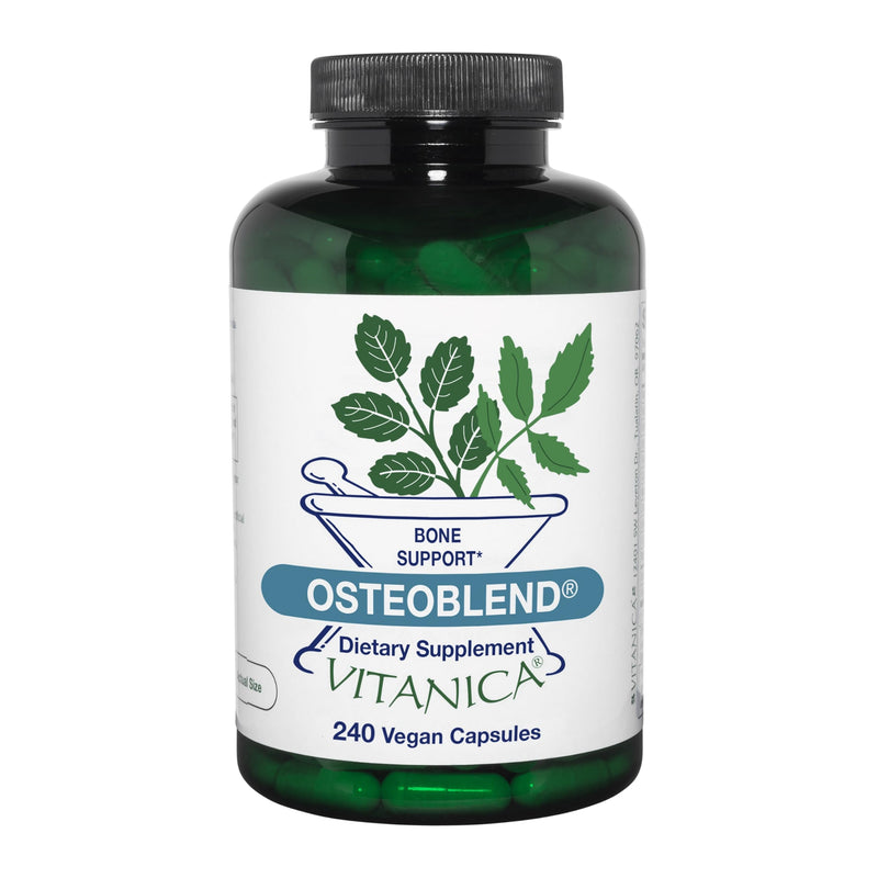 Vitanica, OsteoBlend, Bone Support, Vegan, 240 Capsules 240 Count (Pack of 1)