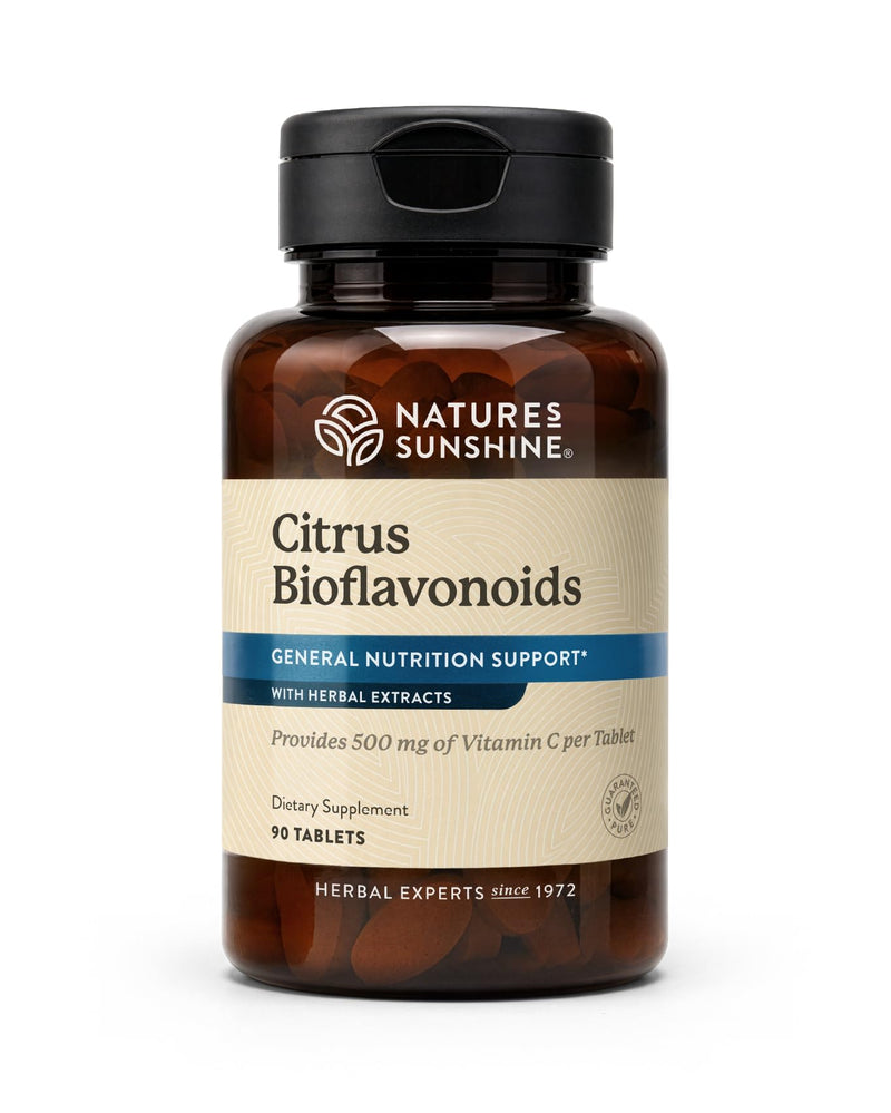 Nature's Sunshine Vitamin C Citrus Bioflavonoid 500 mg, 90 Tablets