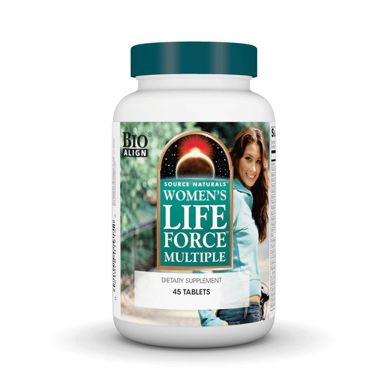 Source Naturals Women's Life Force Multiple, Daily Multivitamin & Immune Health Supplement* - 45 Tablets 45 Count (Pack of 1)