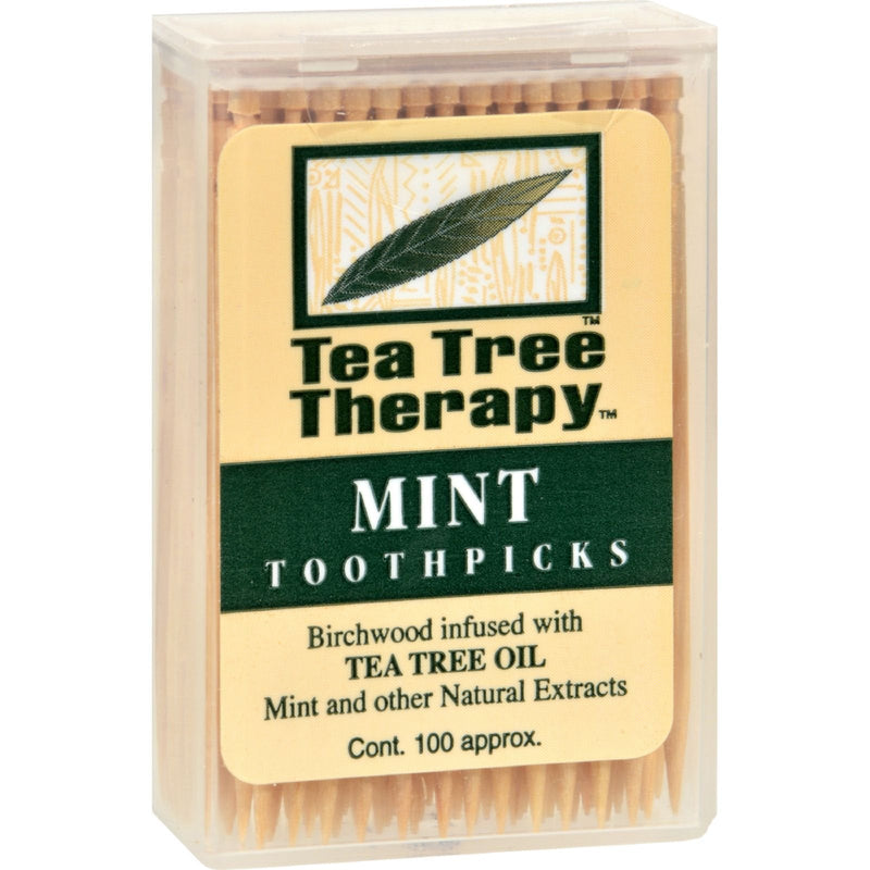 Tea Tree Therapy, Toothpicks, 100 ct 100 Count (Pack of 1) - BeesActive Australia