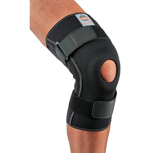 Ergodyne ProFlex 620 Knee Sleeve, Black, X-Large With Stays