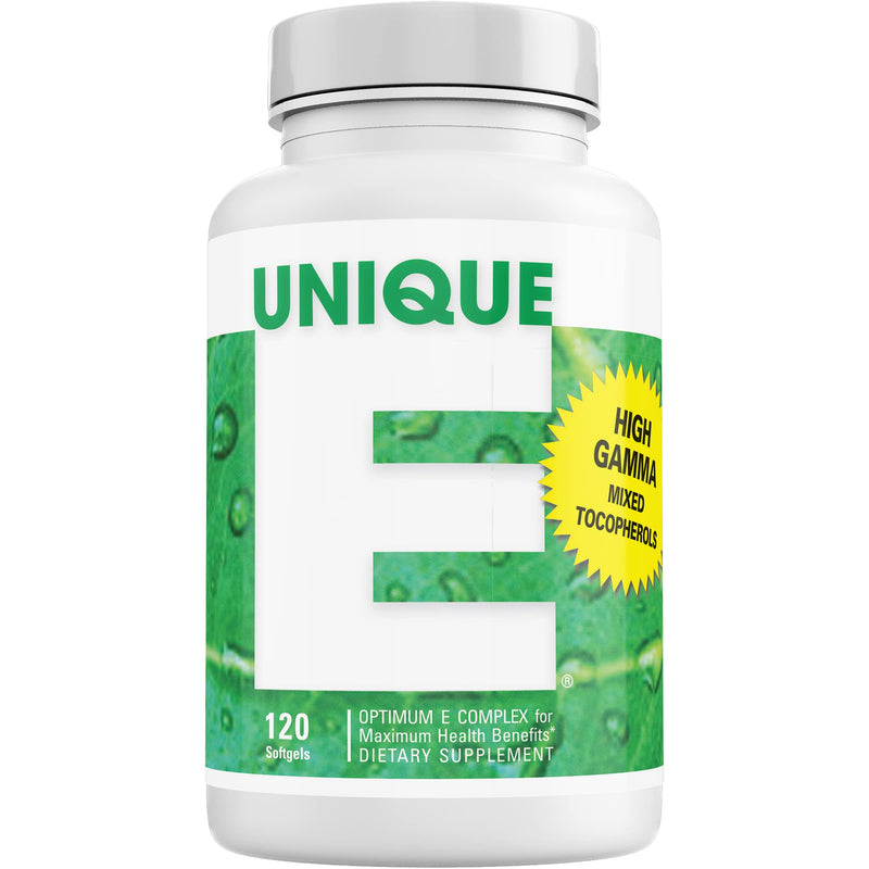 UNIQUE E A.C. Grace Company Mixed Tocopherols 120 Soft Gels, Supports Healthy Brain Function, General Health, and Aging Support, All-Natural Vitamin E and Kosher - BeesActive Australia