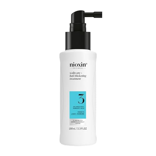 Nioxin System 3 | Scalp Care | Leave-In Treatment | For Colored & Dry Hair 3.4 Ounce (Pack of 1)