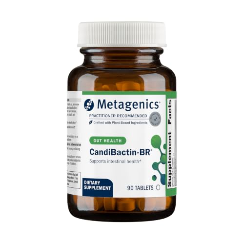 Metagenics CandiBactin-BR Berberine Gut Health Support, 90 Tablets Unflavored 90 Count (Pack of 1)