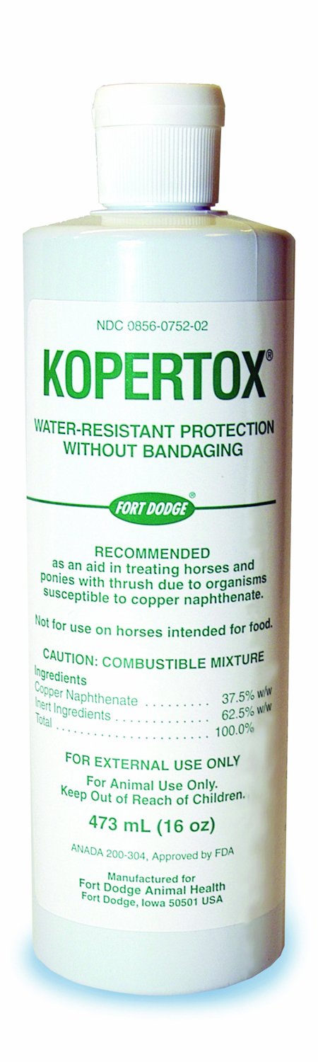 Water-Resistant Horse Thrush Treatment, Equine hoof care, 16-oz bottle