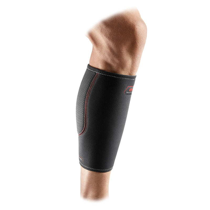 McDavid Calf Compression Sleeve for Men and Women – Latex-Free Light Support for Shin Splints, Varicose Veins, Calf Strains – for Running, Walking, Hiking Large Black