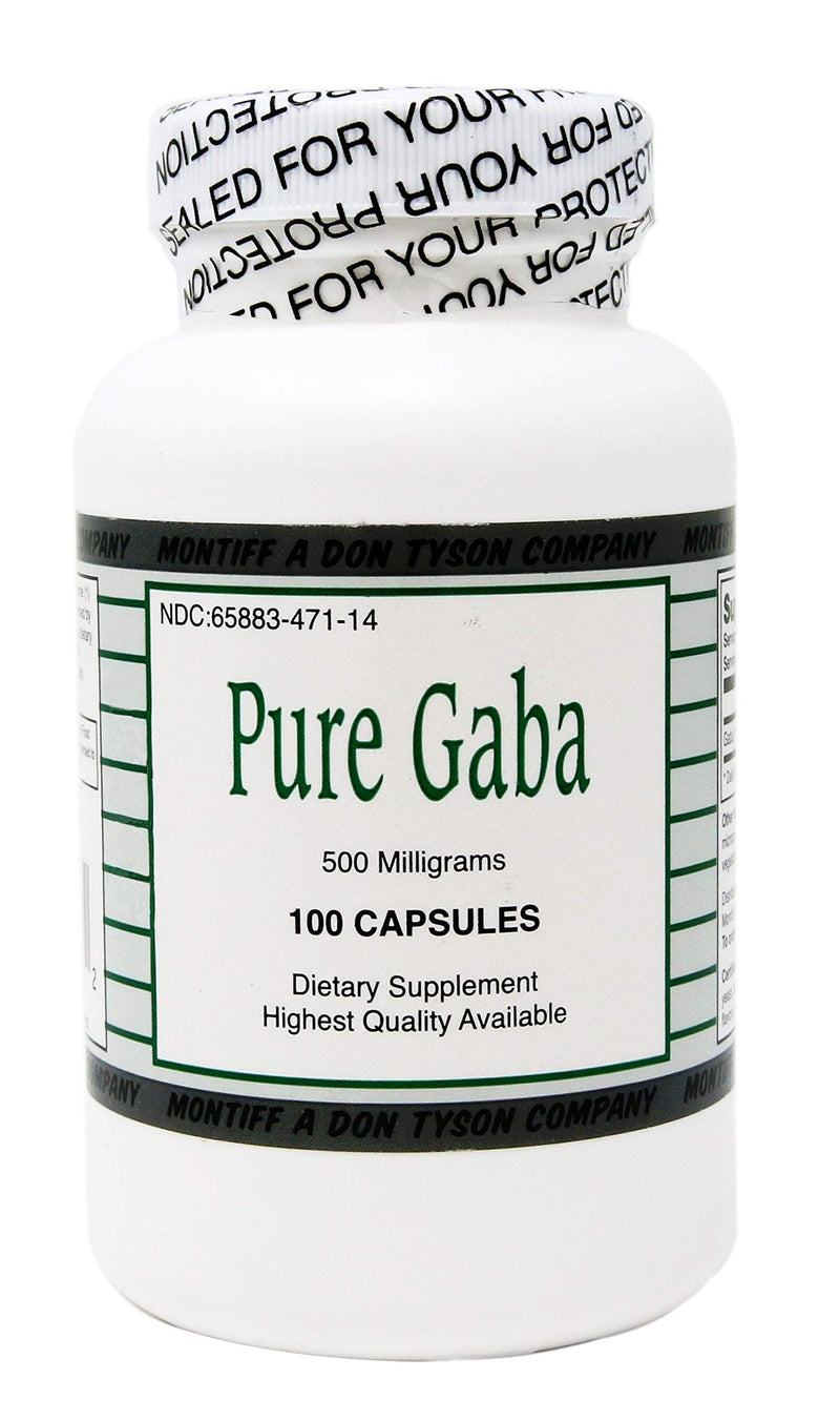 Pure Gaba 500 mg 100 caps