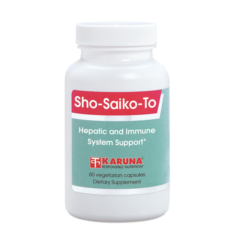 Karuna Sho-Saiko-to 60 Vegetarian Capsules | Silybum marianum, Selenium, and Vitamin E | Thoroughwax Root, Skullcap Root, Ginger Rhizome, Jujube Fruit, Licorice Rhizome, Ginseng Root