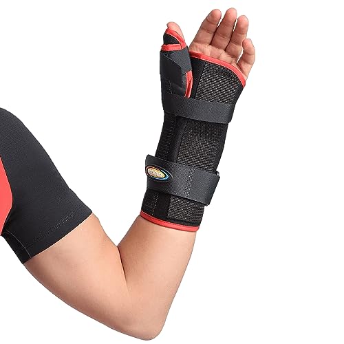 MAXAR Advanced Wrist Brace with Thumb Spica Splint, Providing Effective Support for Dequervains Tendonitis, Carpal Tunnel, and Arthritis Pain, Best Wrist Brace with Thumb Stabilizer (Left Hand, S) Small Left Hand