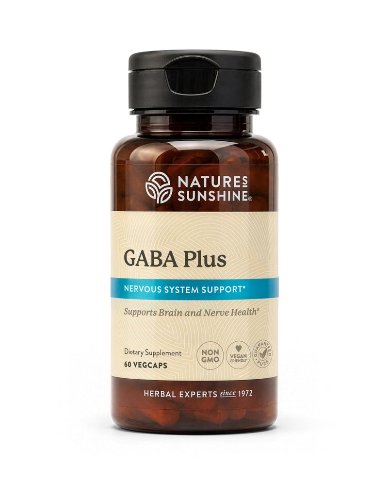 Nature's Sunshine GABA Plus - 60 Capsules