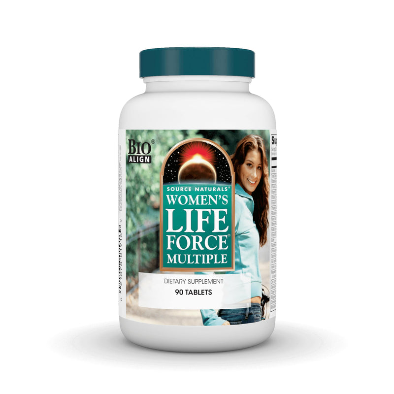 Source Naturals Women's Life Force Multiple, Daily Multivitamin & Immune Health Supplement - 90 Tablets 90 Count (Pack of 1)