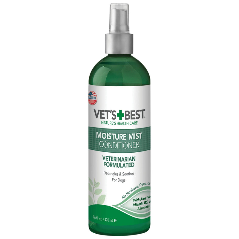 Vet's Best Moisture Mist Dog Dry Skin Conditioner| Dog Conditioner and Detangler Spray | Relieves Itchy Skin, Refreshes & Soothes | 16 oz - BeesActive Australia
