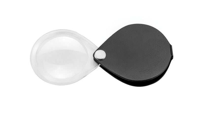 ESCHENBACH 1740-550 Classic & Vivid Round Portable Magnifier 3.5X Magnification Black Black (Black 19-3911tcx) 50mmφ 3.5x Magnification / Round