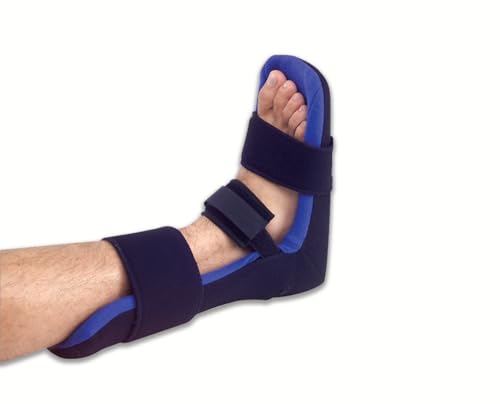 Pro-Tec Night Splint, Arch Support, Compression Brace, Pain Relief, Foot Support, Heel Support, Adjustable, Men & Women, Plantar Fasciitis Pain Relief, Easy to Use, Sleep Recovery Small