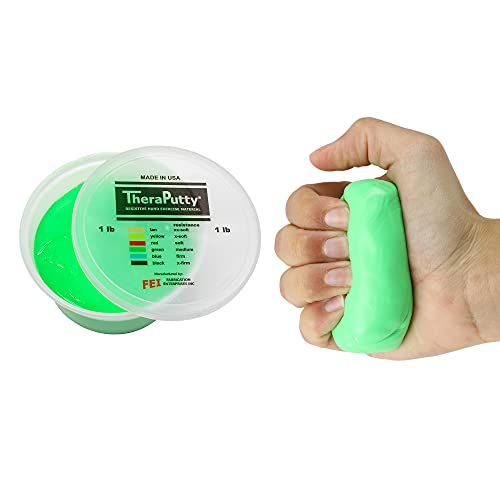 CanDo 10-0920 TheraPutty Standard Hand Exercise Putty, Medium, 1oz 1-pound