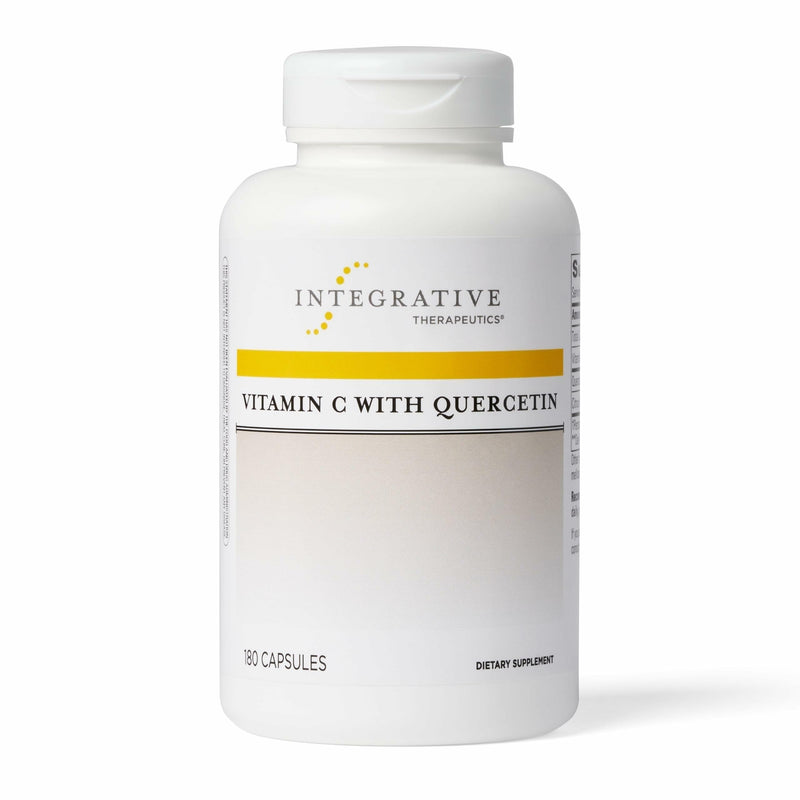 Integrative Therapeutics Vitamin C with Quercetin - Vitamin C Supplement for Immune Support*- Supports Antioxidant Activity* - Vegan, Gluten-Free & Dairy-Free - 180 Capsules (90 Servings) Standard Packaging