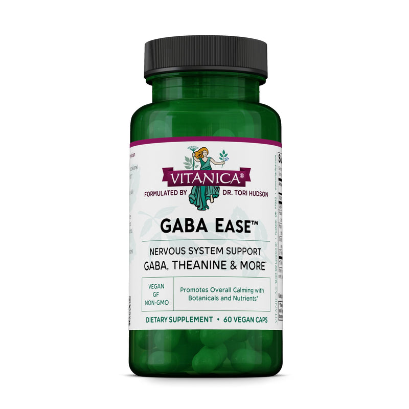 Vitanica, GABA Ease, Calming Support, Vegan, 60 Capsules